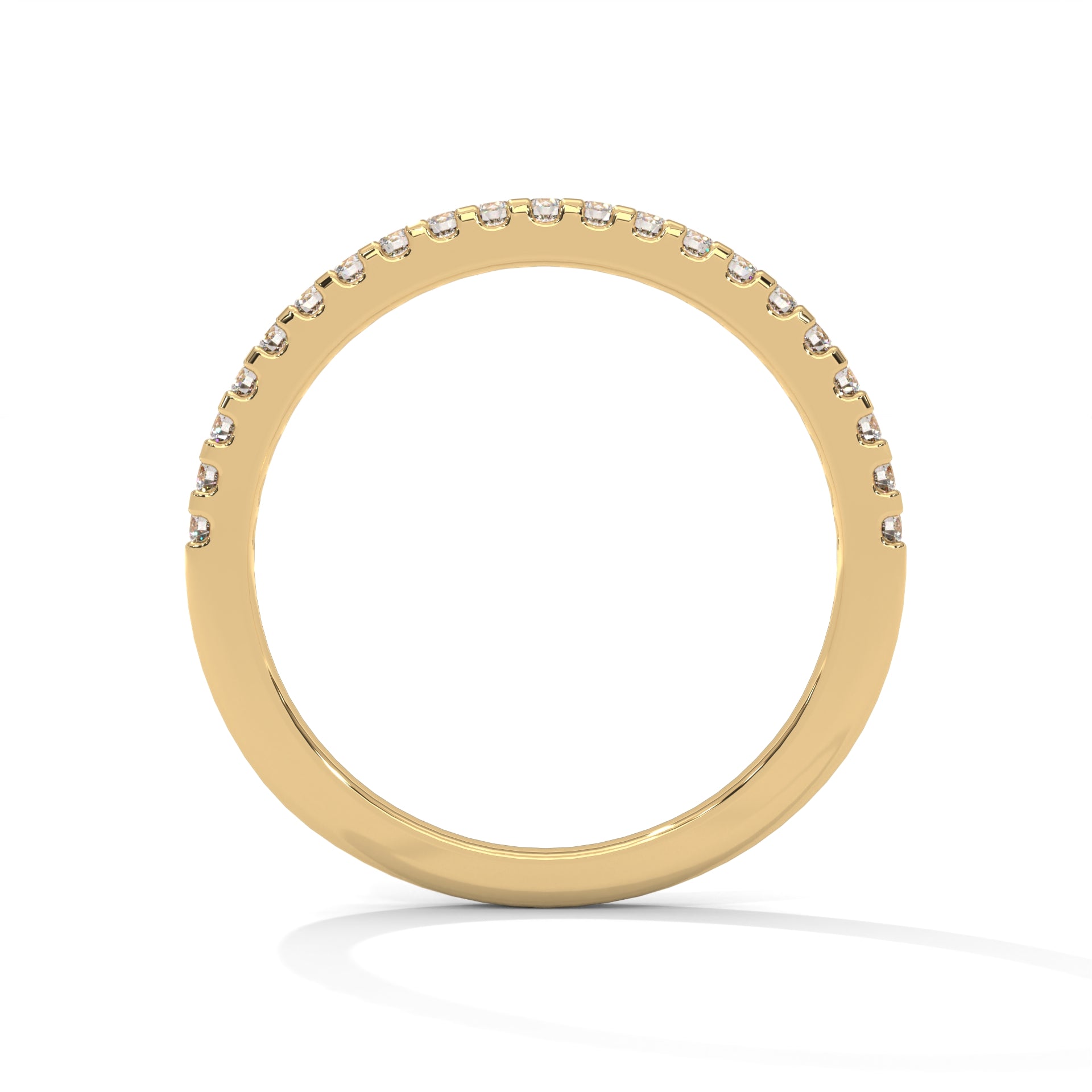 Estelle French Pavé Diamond Band