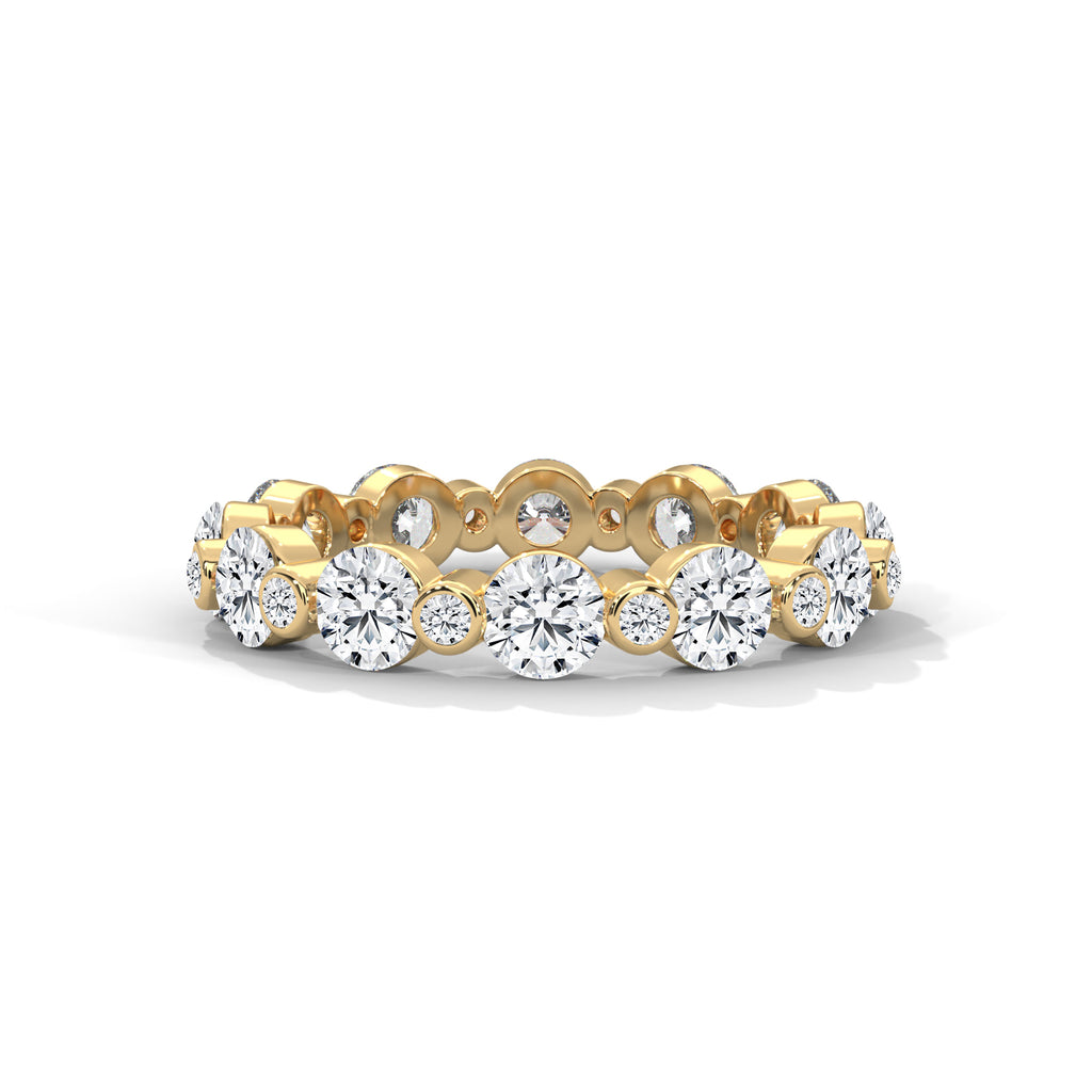 Roxane Shared-Prong Round Diamond Eternity Band