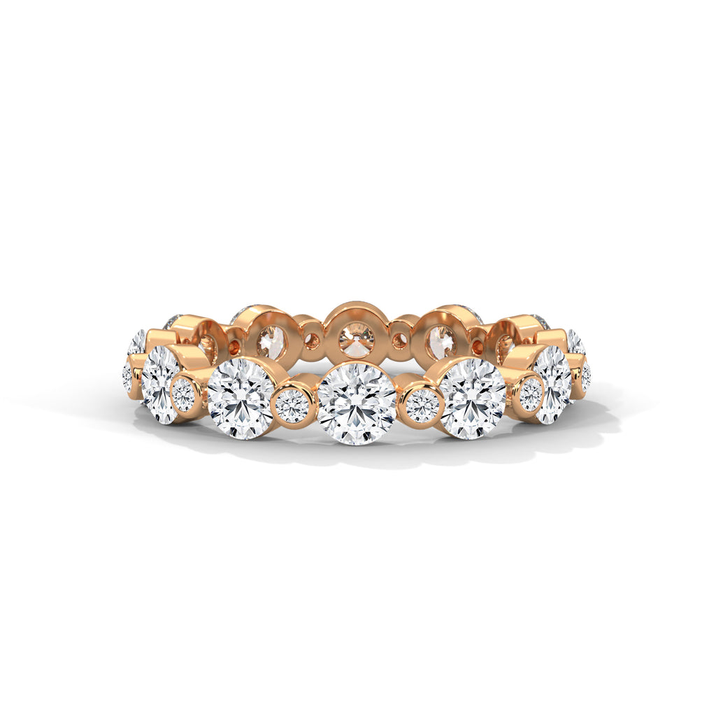 Roxane Shared-Prong Round Diamond Eternity Band