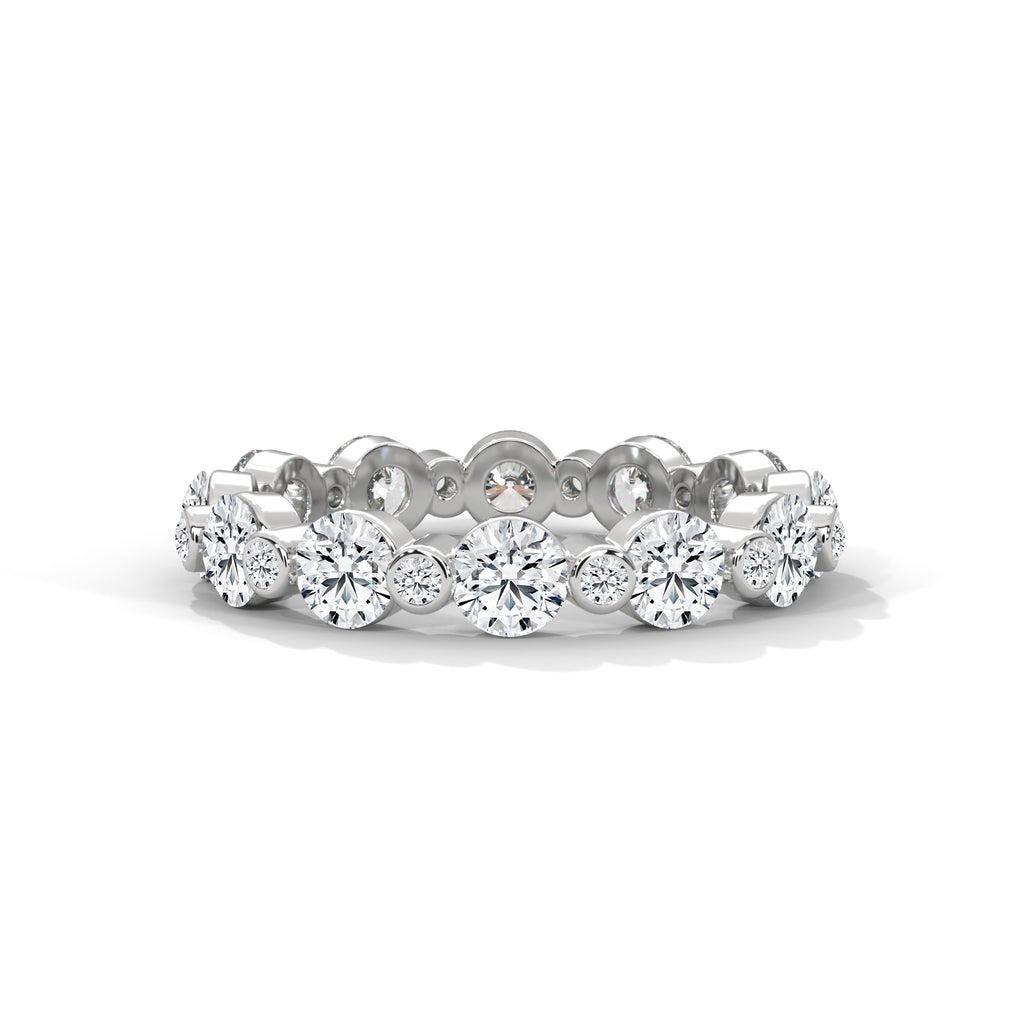 Roxane Shared-Prong Round Diamond Eternity Band