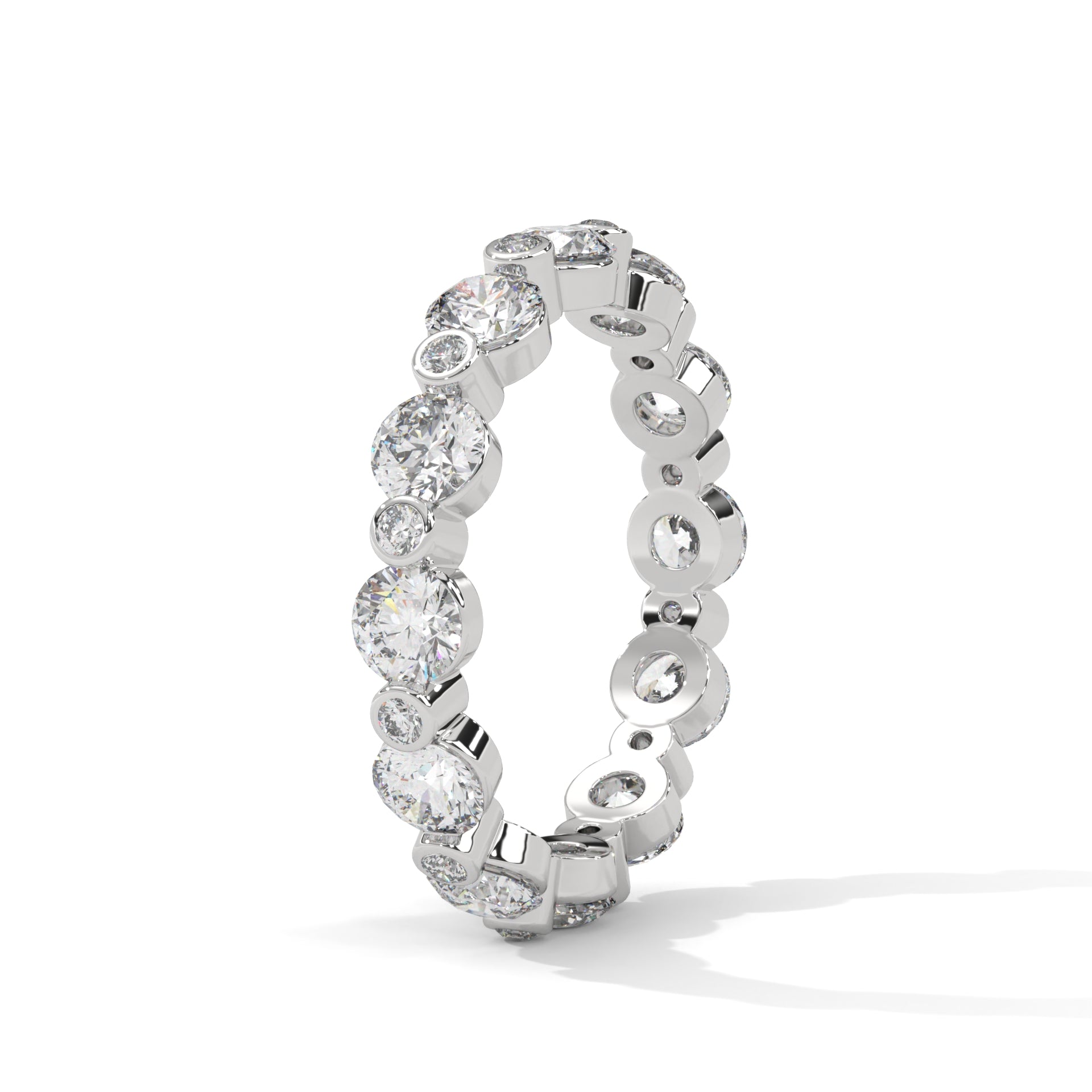 Roxane Shared-Prong Round Diamond Eternity Band