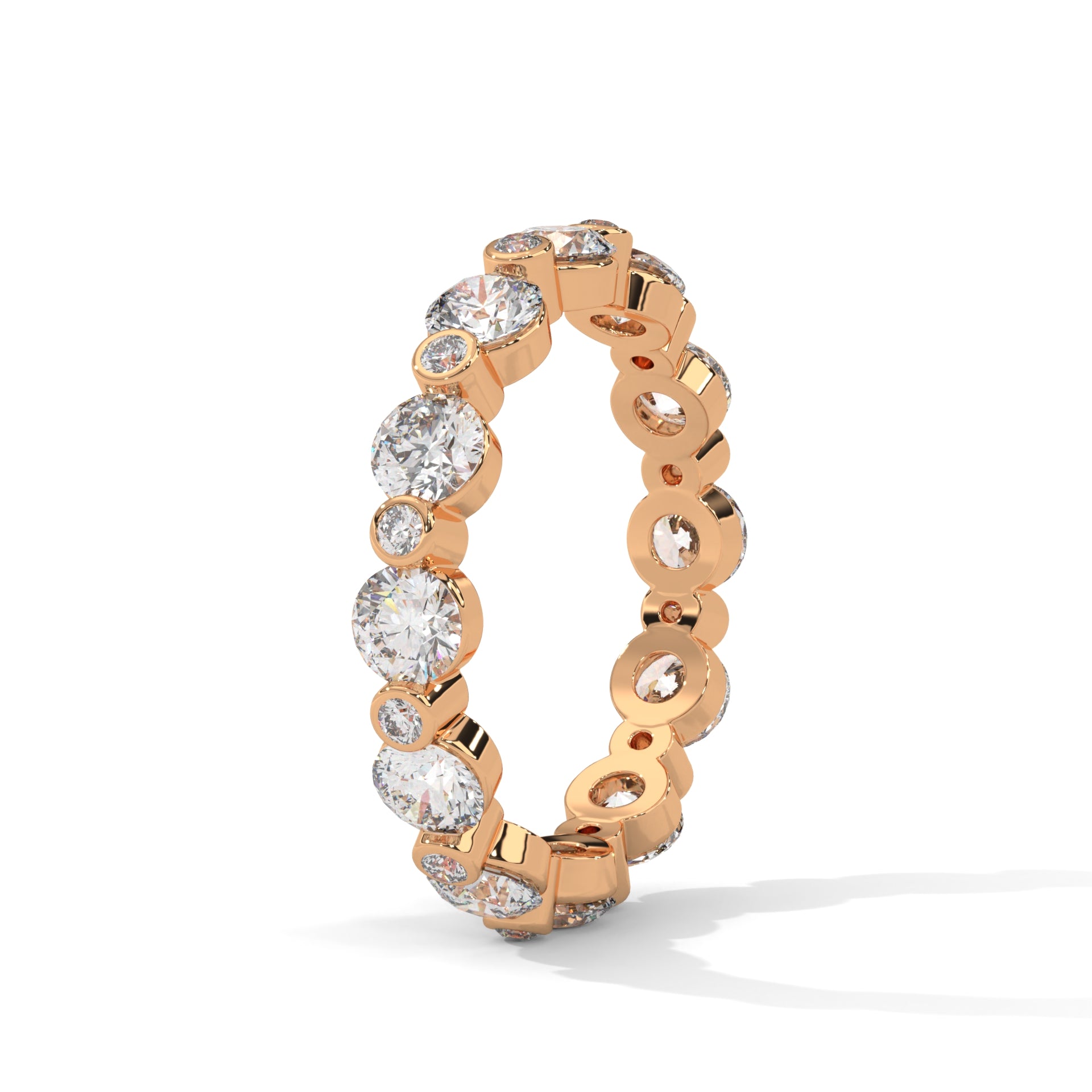 Roxane Shared-Prong Round Diamond Eternity Band