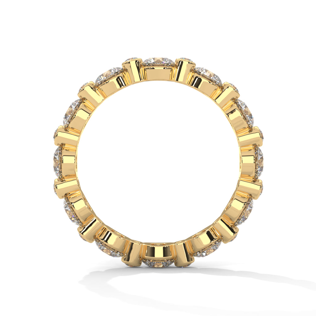 Roxane Shared-Prong Round Diamond Eternity Band