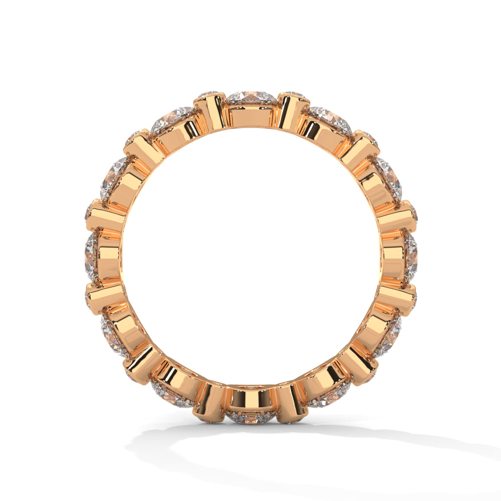 Roxane Shared-Prong Round Diamond Eternity Band