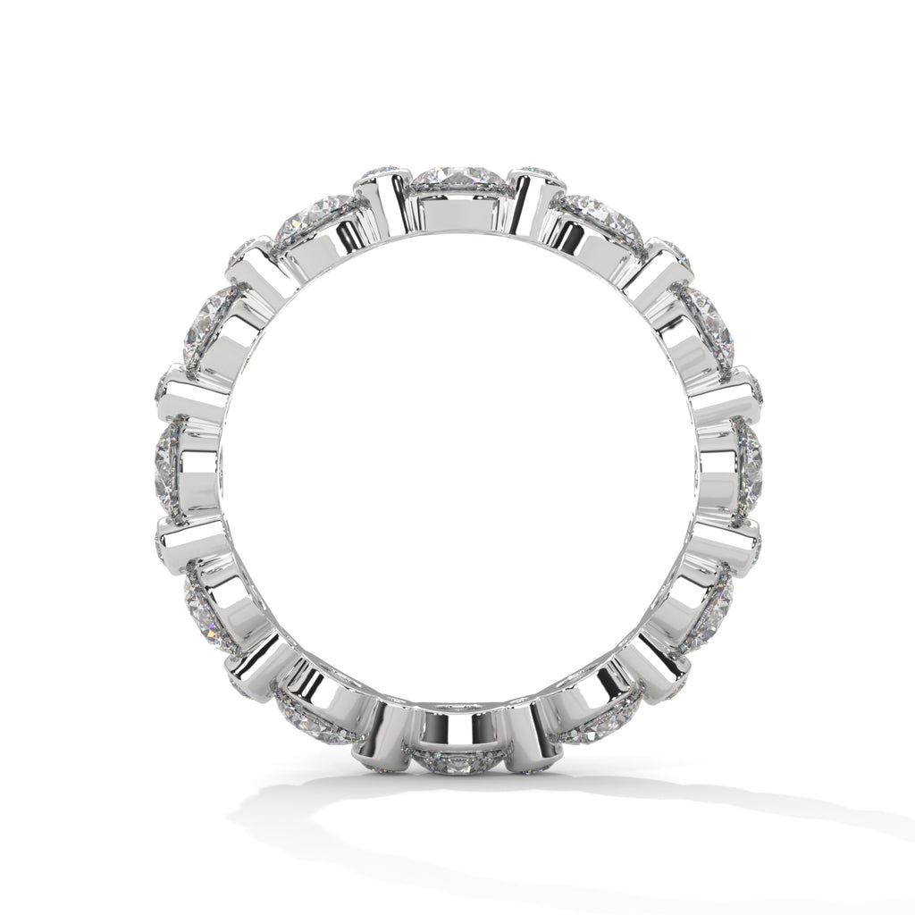 Roxane Shared-Prong Round Diamond Eternity Band