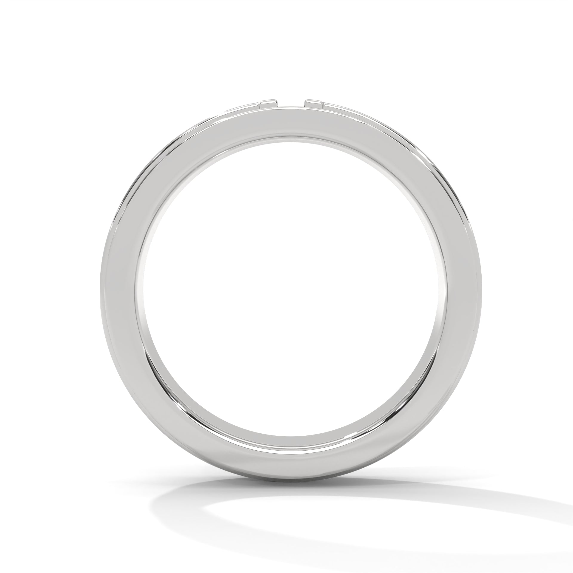 Constance Wide Three-Row Pavé Diamond Band