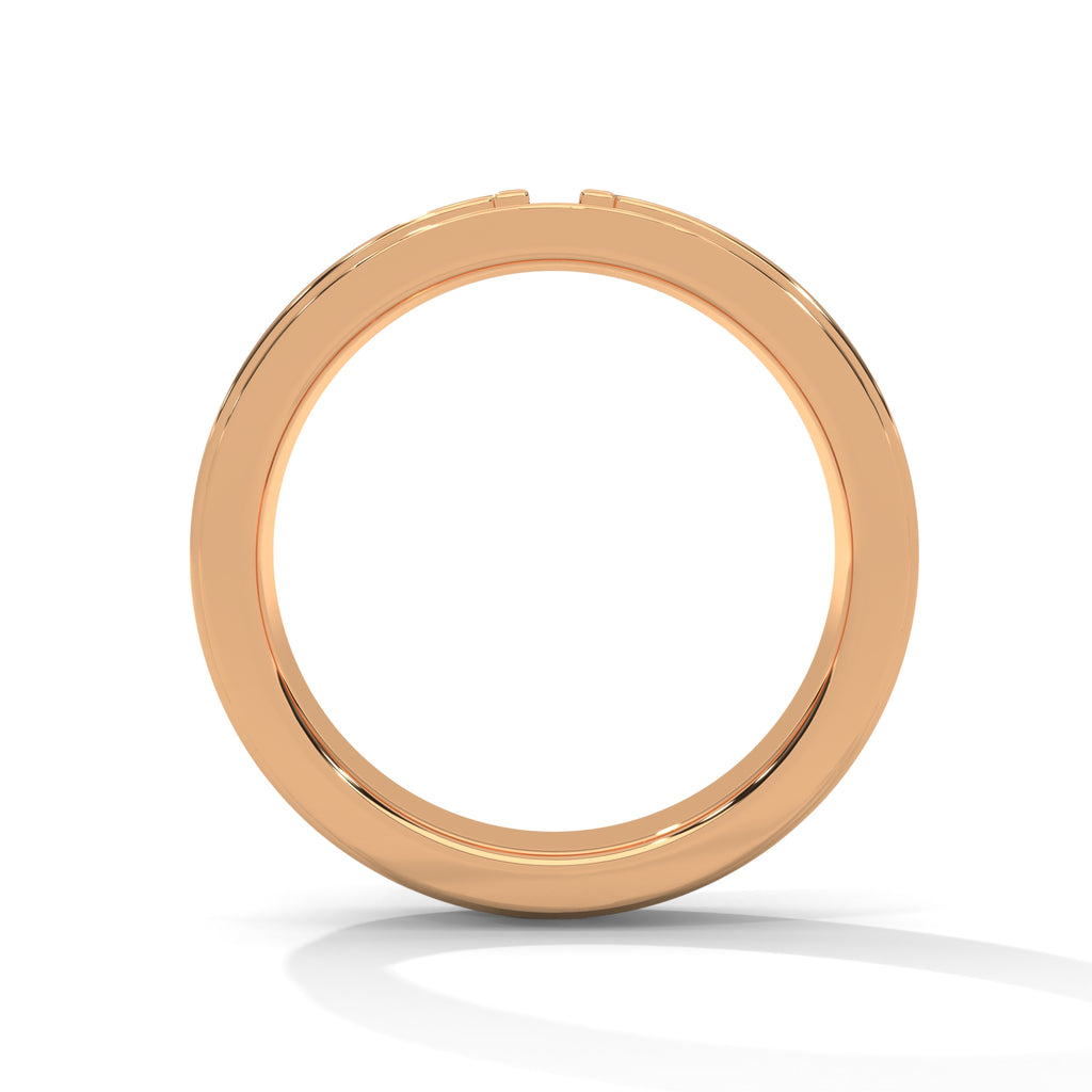 Constance Wide Three-Row Pavé Diamond Band