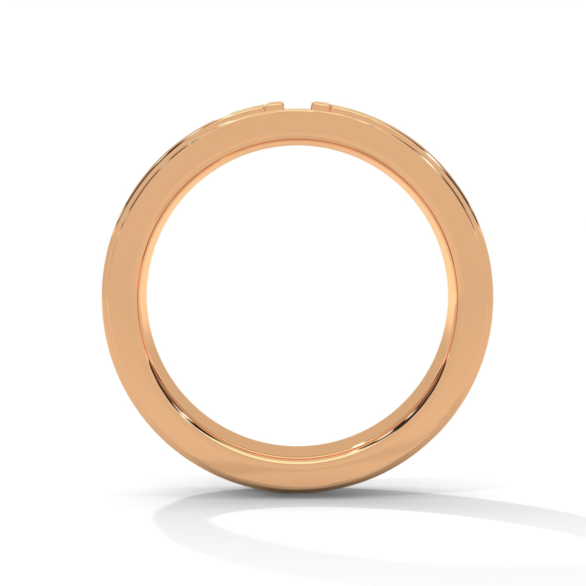 Constance Wide Three-Row Pavé Diamond Band
