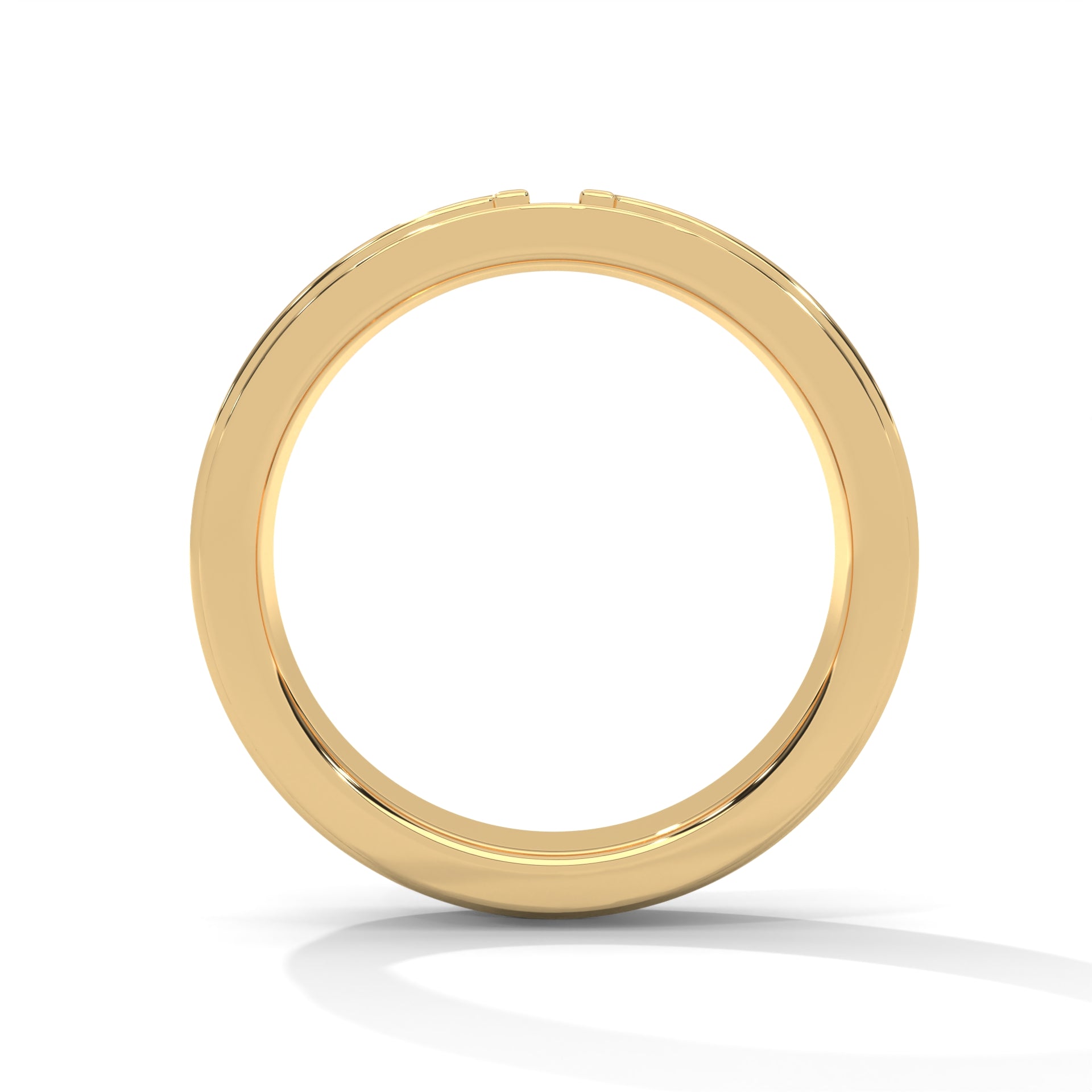 Constance Wide Three-Row Pavé Diamond Band