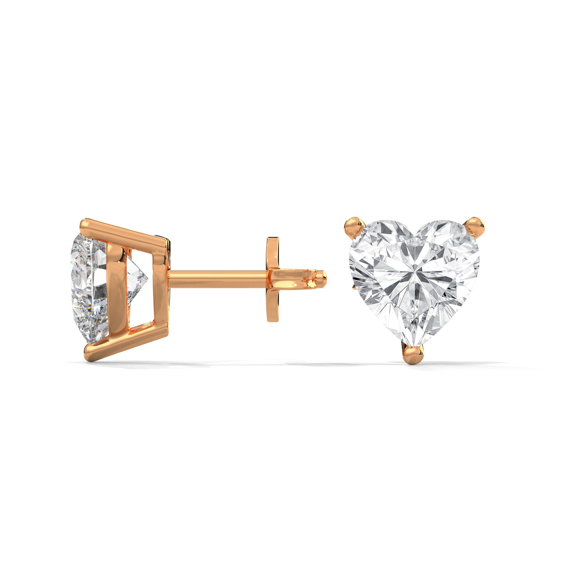 Rosalind Heart-Cut Diamond Stud Earrings (2.5 ct. tw.)