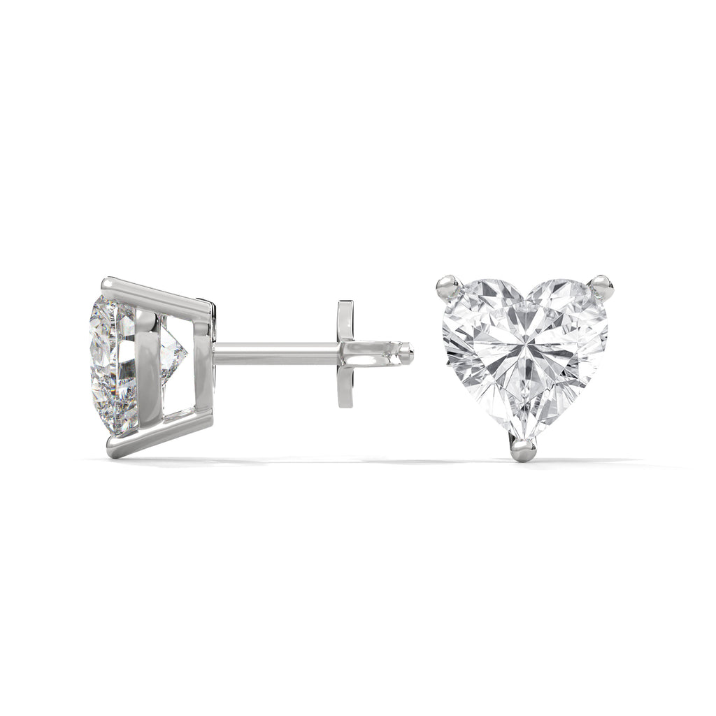 Rosalind Heart-Cut Diamond Stud Earrings (2.5 ct. tw.)
