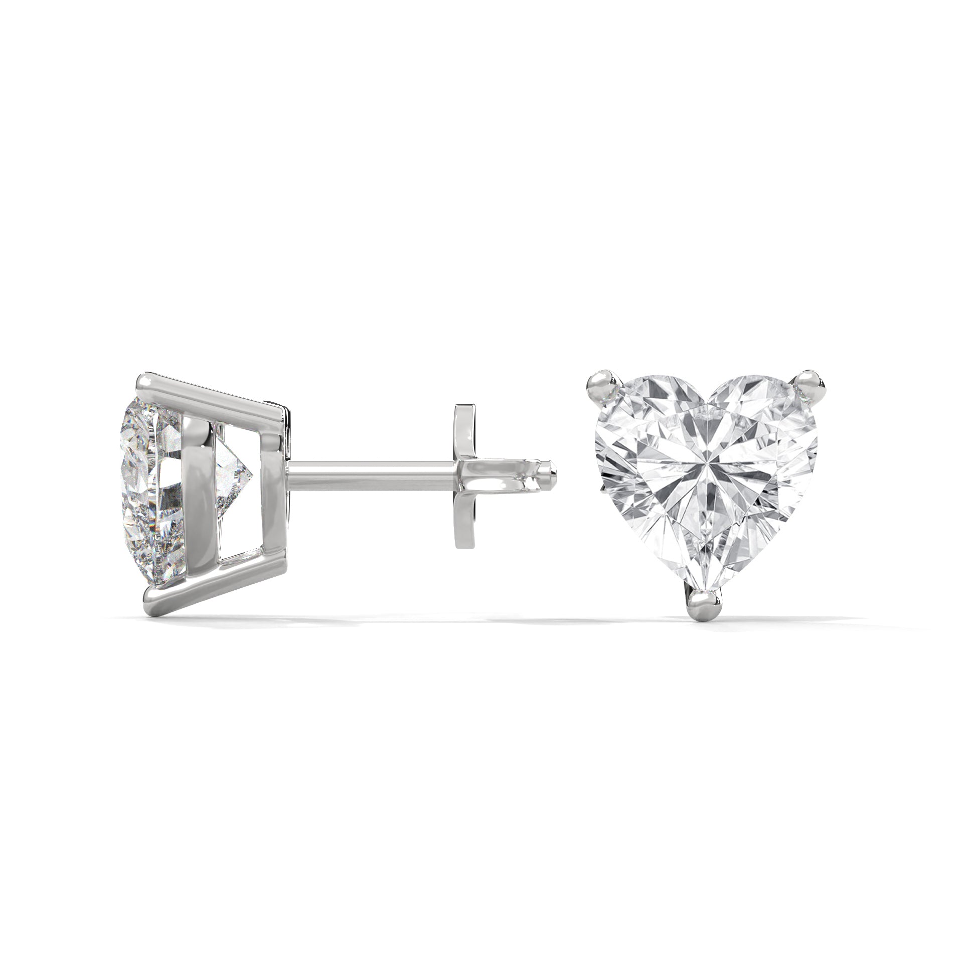 Rosalind Heart-Cut Diamond Stud Earrings (2.5 ct. tw.)