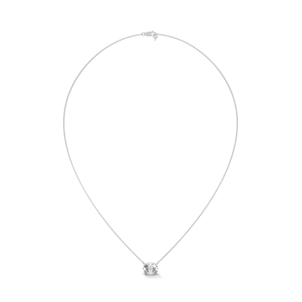 Adeline Oval Diamond Solitaire Pendant Necklace (2.00 ct.)