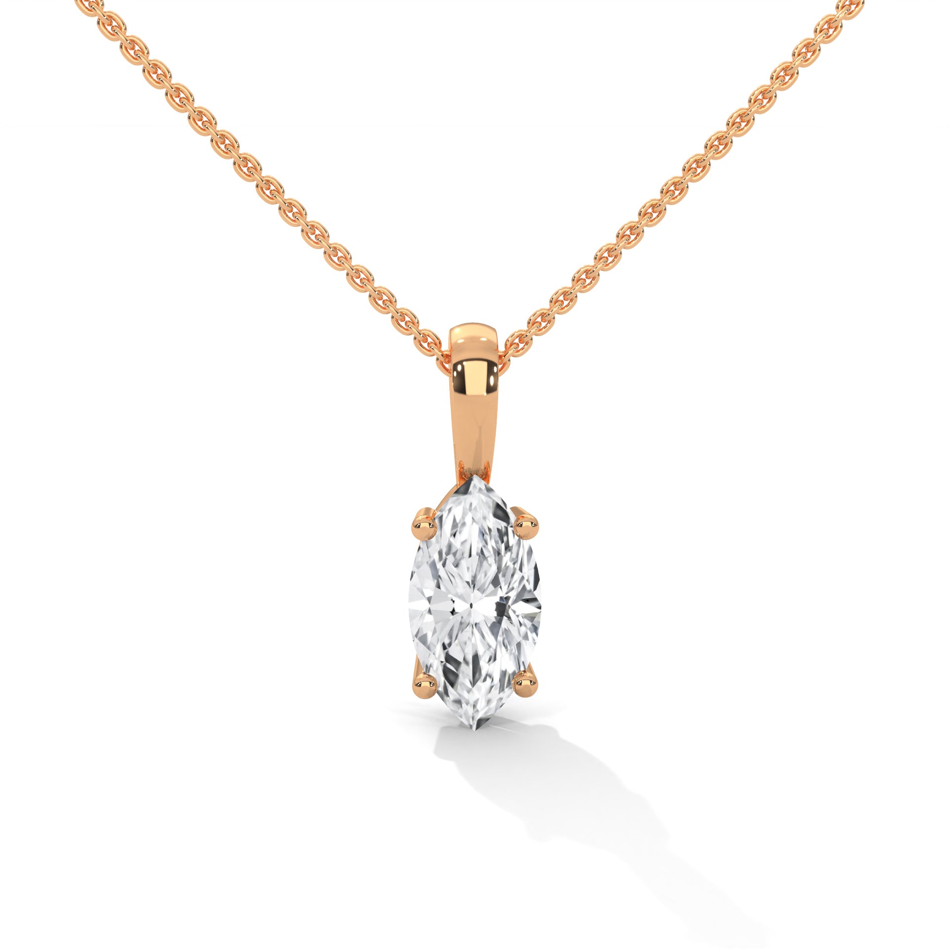Margaux Marquise Diamond Pendant Necklace (1 1/4 ct. tw.)