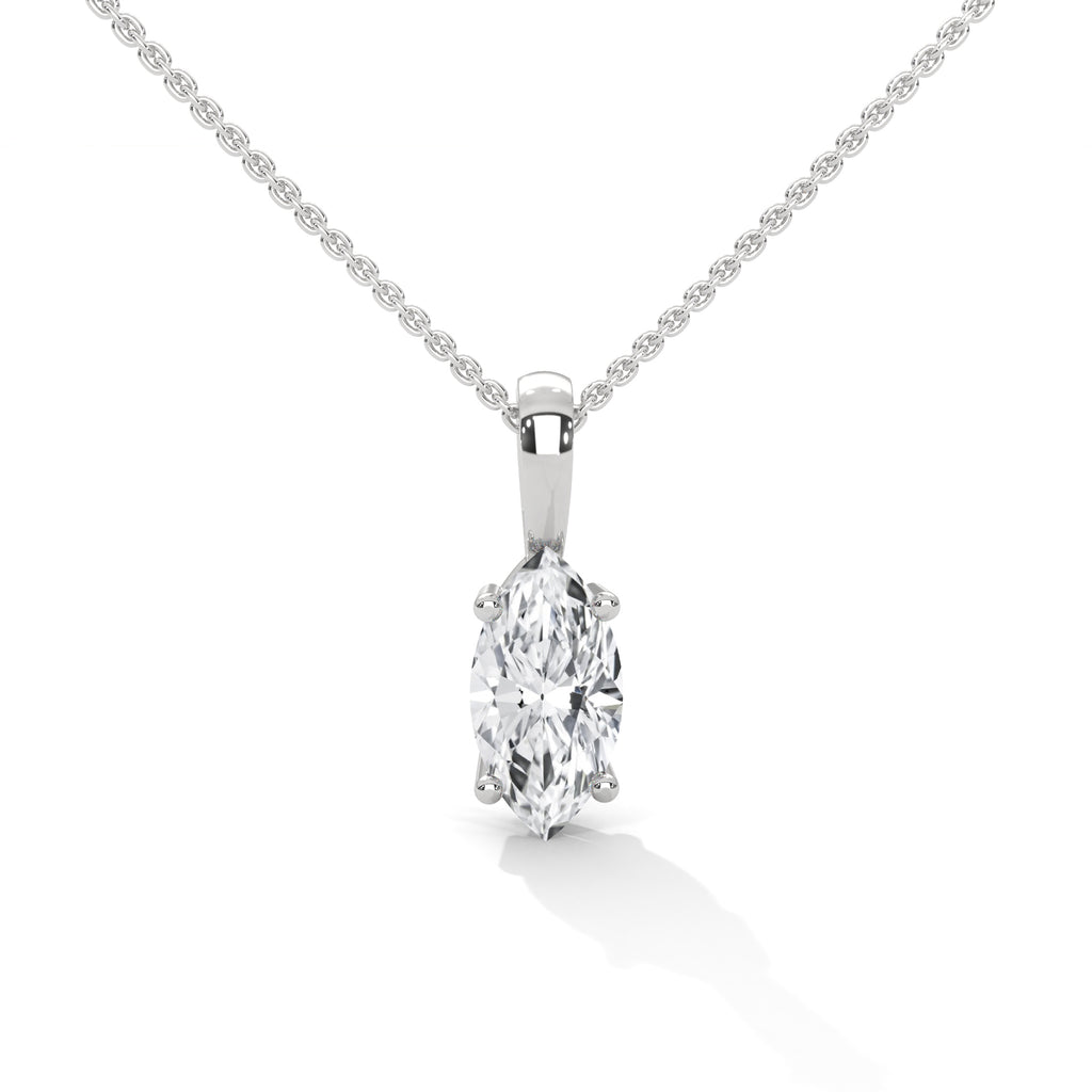 Margaux Marquise Diamond Pendant Necklace (1 1/4 ct. tw.)