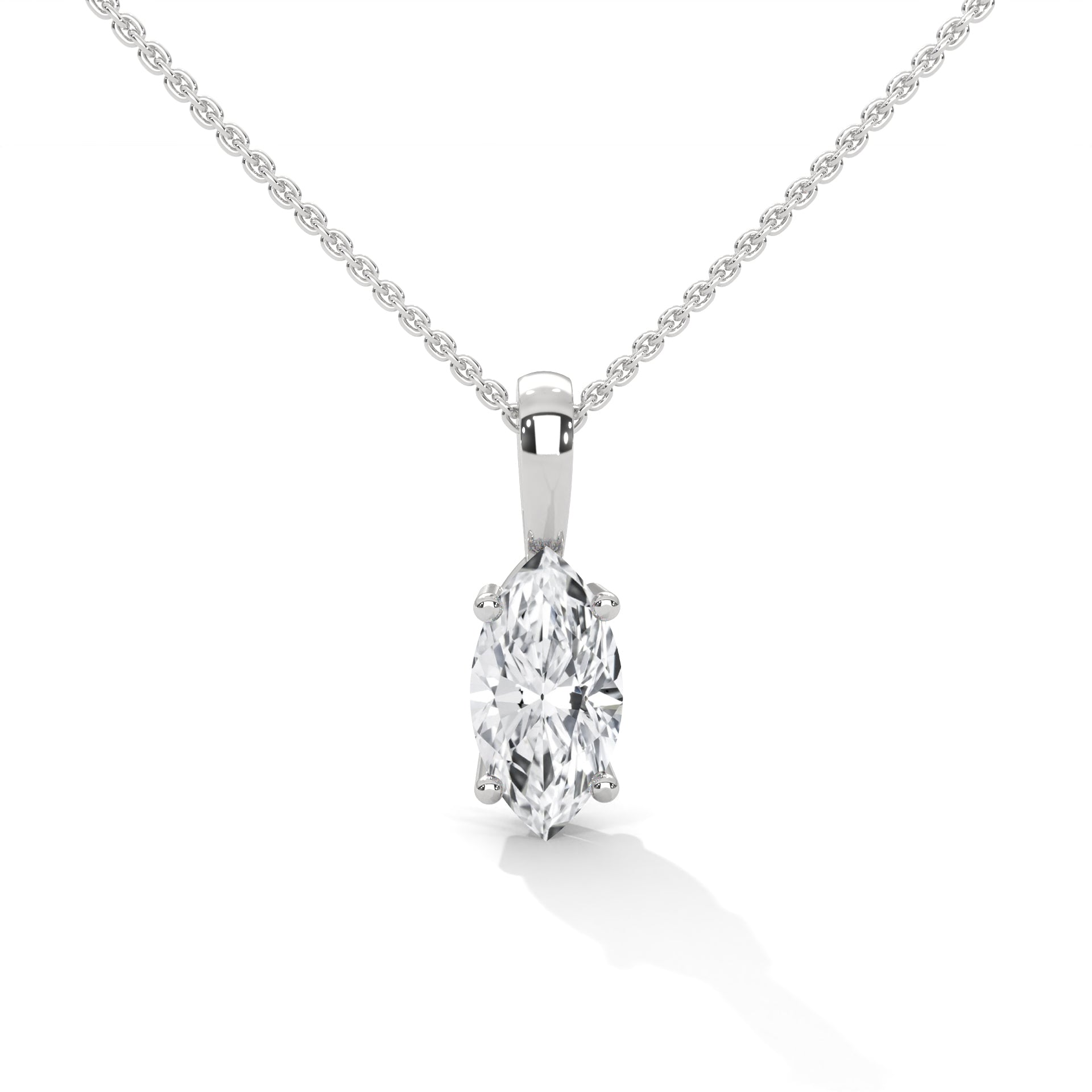 Margaux Marquise Diamond Pendant Necklace (1 1/4 ct. tw.)