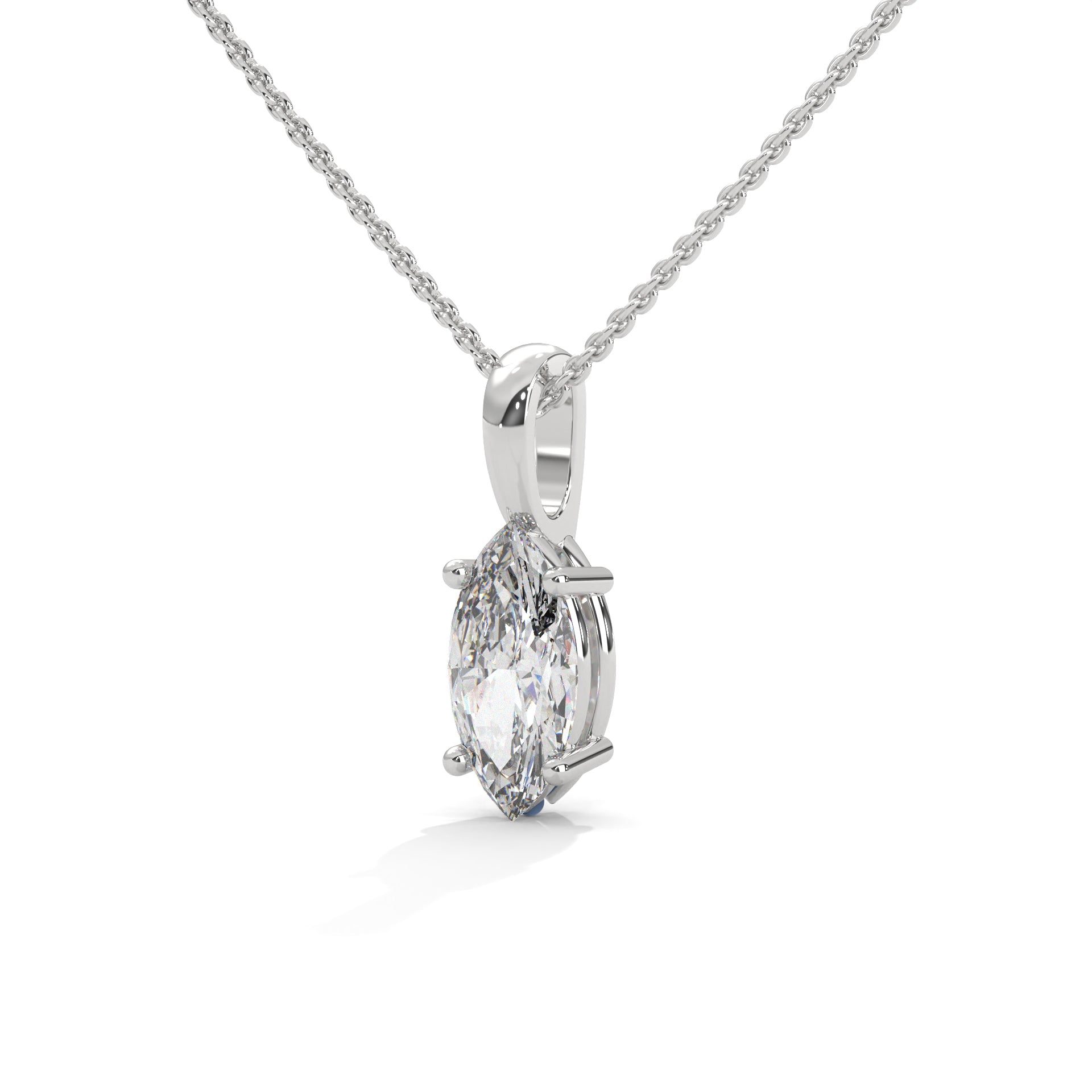 Margaux Marquise Diamond Pendant Necklace (1 1/4 ct. tw.)