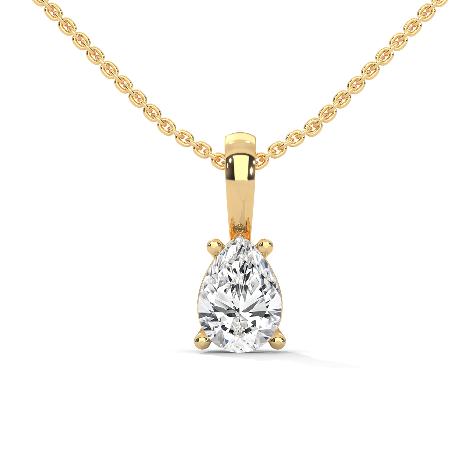 Josephine Pear-Shape Diamond Pendant Necklace (3/4 ct. tw.)