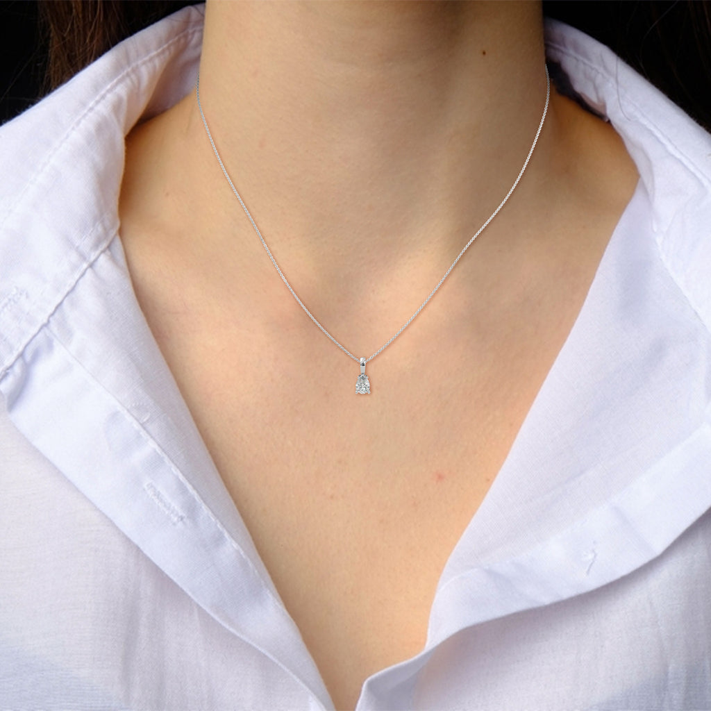 Josephine Pear-Shape Diamond Pendant Necklace (3/4 ct. tw.)