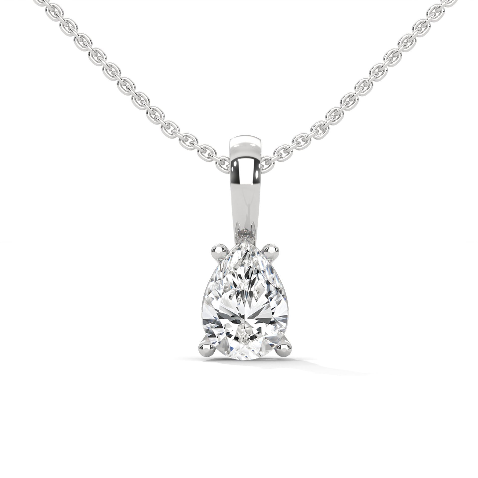 Josephine Pear-Shape Diamond Pendant Necklace (3/4 ct. tw.)
