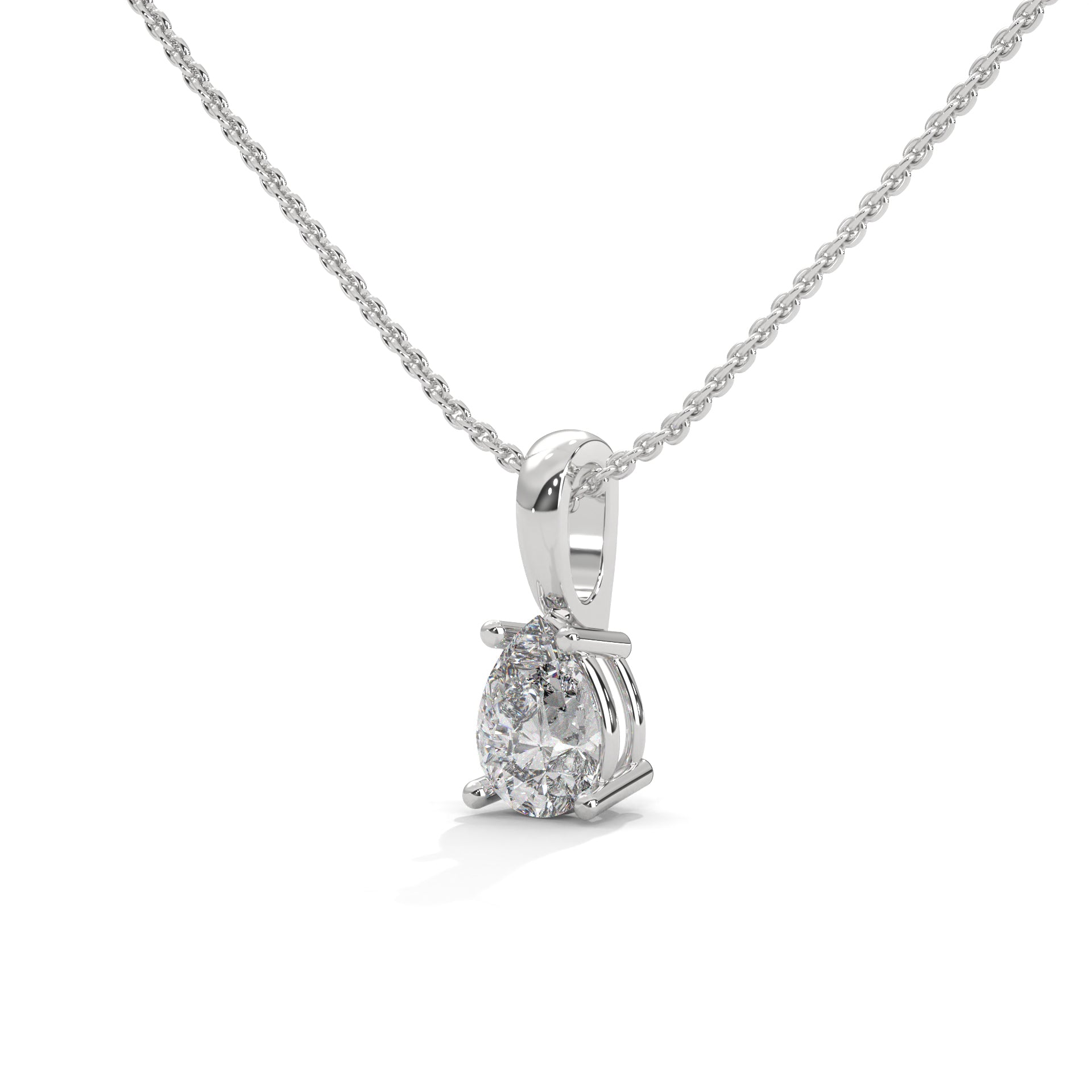 Josephine Pear-Shape Diamond Pendant Necklace (3/4 ct. tw.)