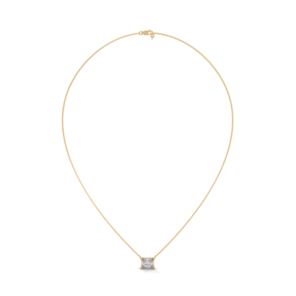 Sabine Emerald-Cut Diamond Pendant Necklace (1 1/2 ct. tw.)