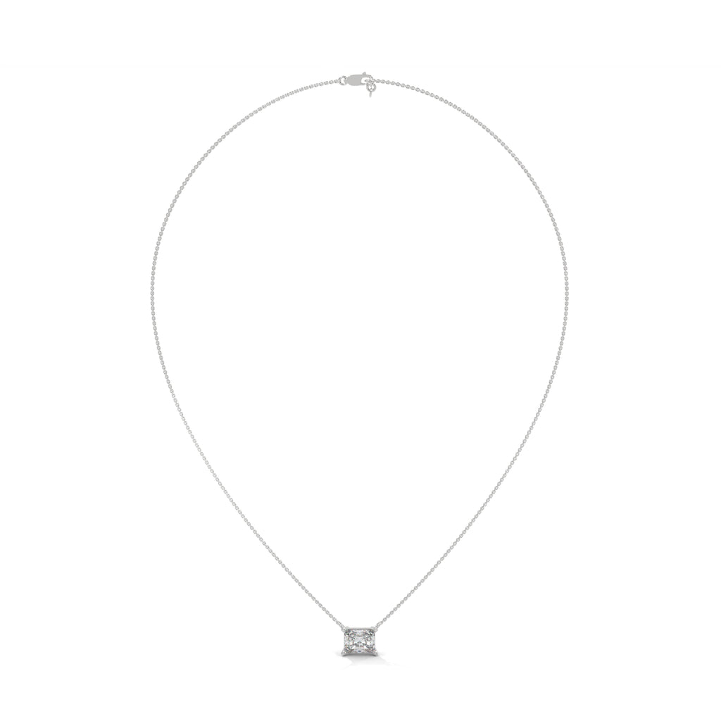Sabine Emerald-Cut Diamond Pendant Necklace (1 1/2 ct. tw.)