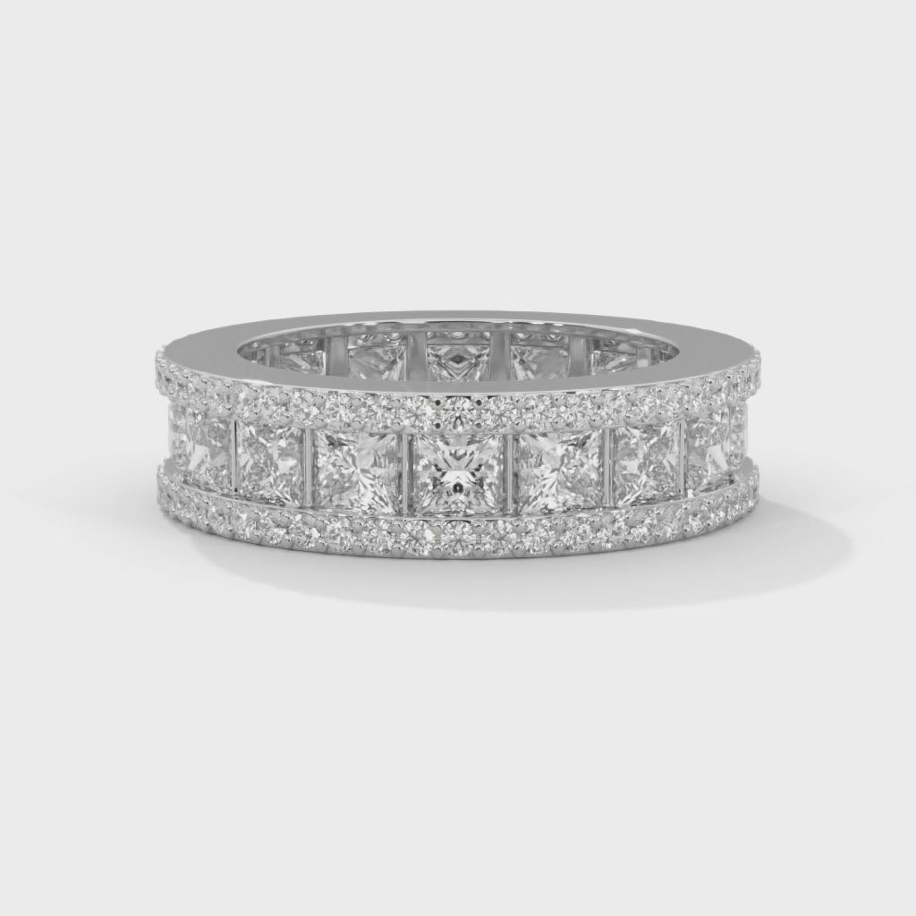 Celeste Princess-Cut Channel Diamond Eternity Band (4 ct. tw.)