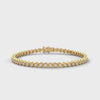Hazel Hexagon Link Diamond Bracelet in 14kt yellow gold