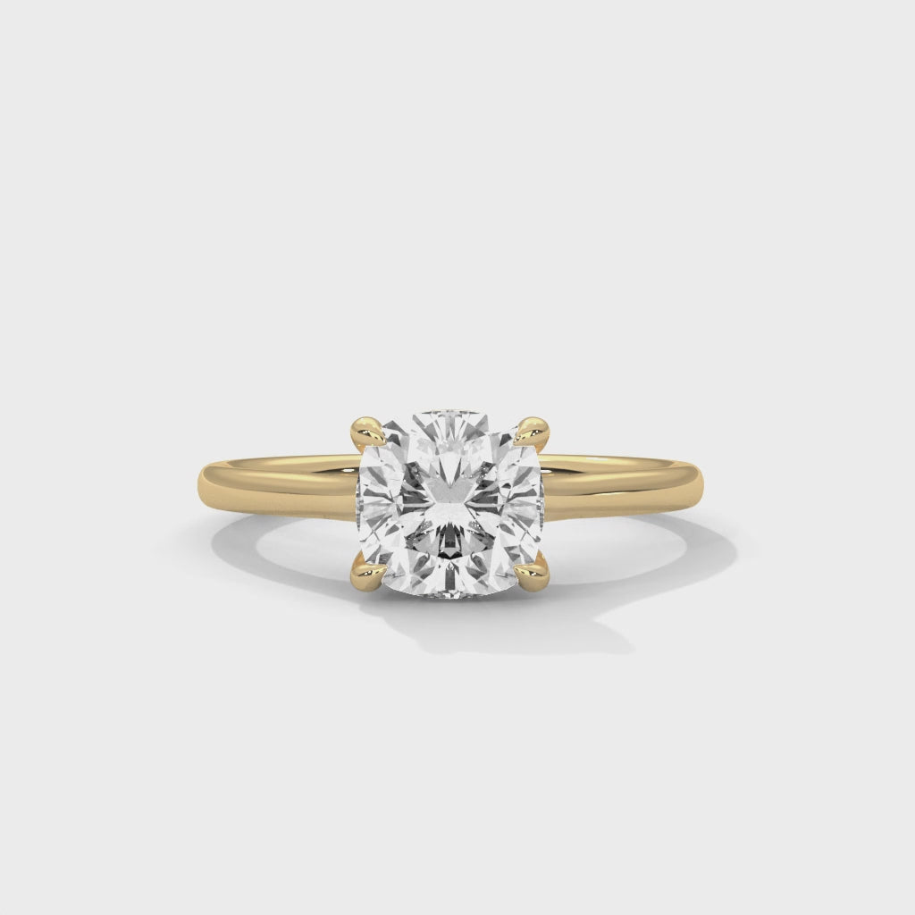Victorian Cushion Diamond Ring (2.00ct cntr.)
