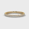 Oval Diamond Tennis Bracelet - yellow gold video