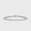 Beatrice Trio Cluster Diamond Tennis Bracelet in 14kt white gold