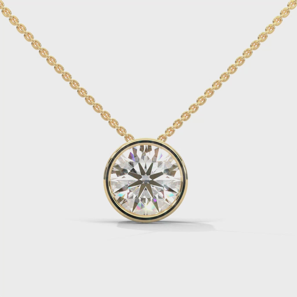 Ethos Round Diamond Pendant Necklace (2ct. tw.)