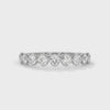 Leonie Nine-Stone Round Diamond Band in 14kt white gold