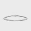 Nadia Round Diamond Tennis Bracelet in 14kt white gold
