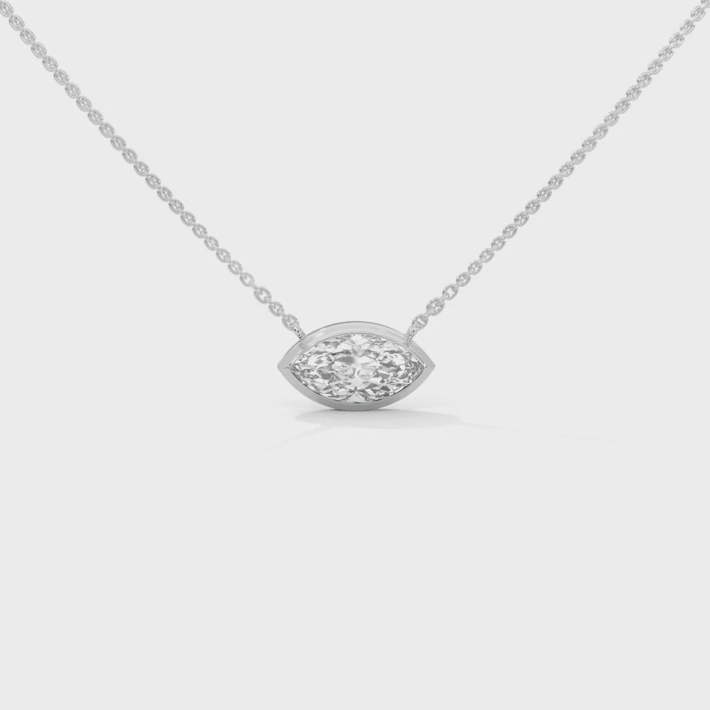 Majestri Marquise Diamond Pendant Necklace (4/5ct. tw.)