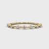 Amélie Scattered Diamond Band in yellow gold