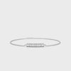 Odette Princess Diamond Bar Bracelet in 14kt white gold