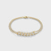 Cascade Link Diamond Bracelet - yellow gold video