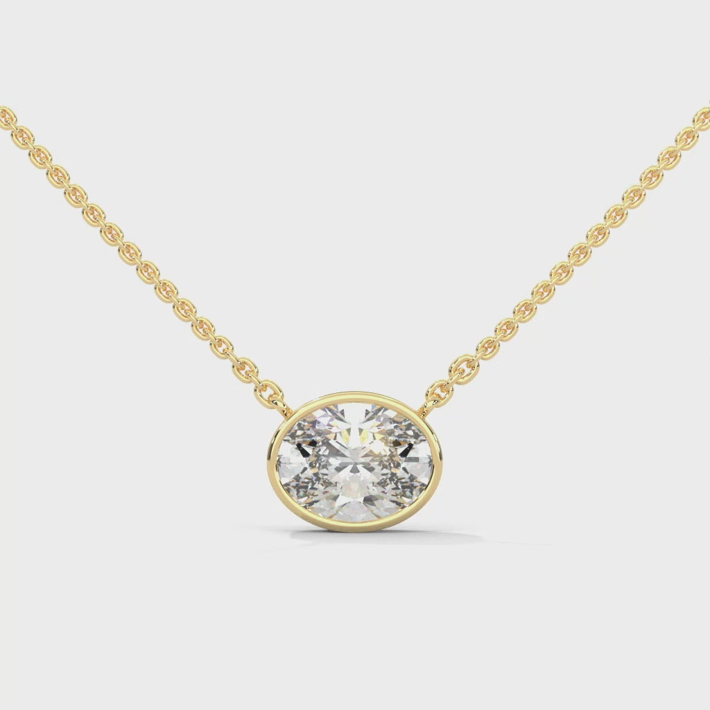 Vue Oval Diamond Pendant Necklace (0.75 ct. tw.)