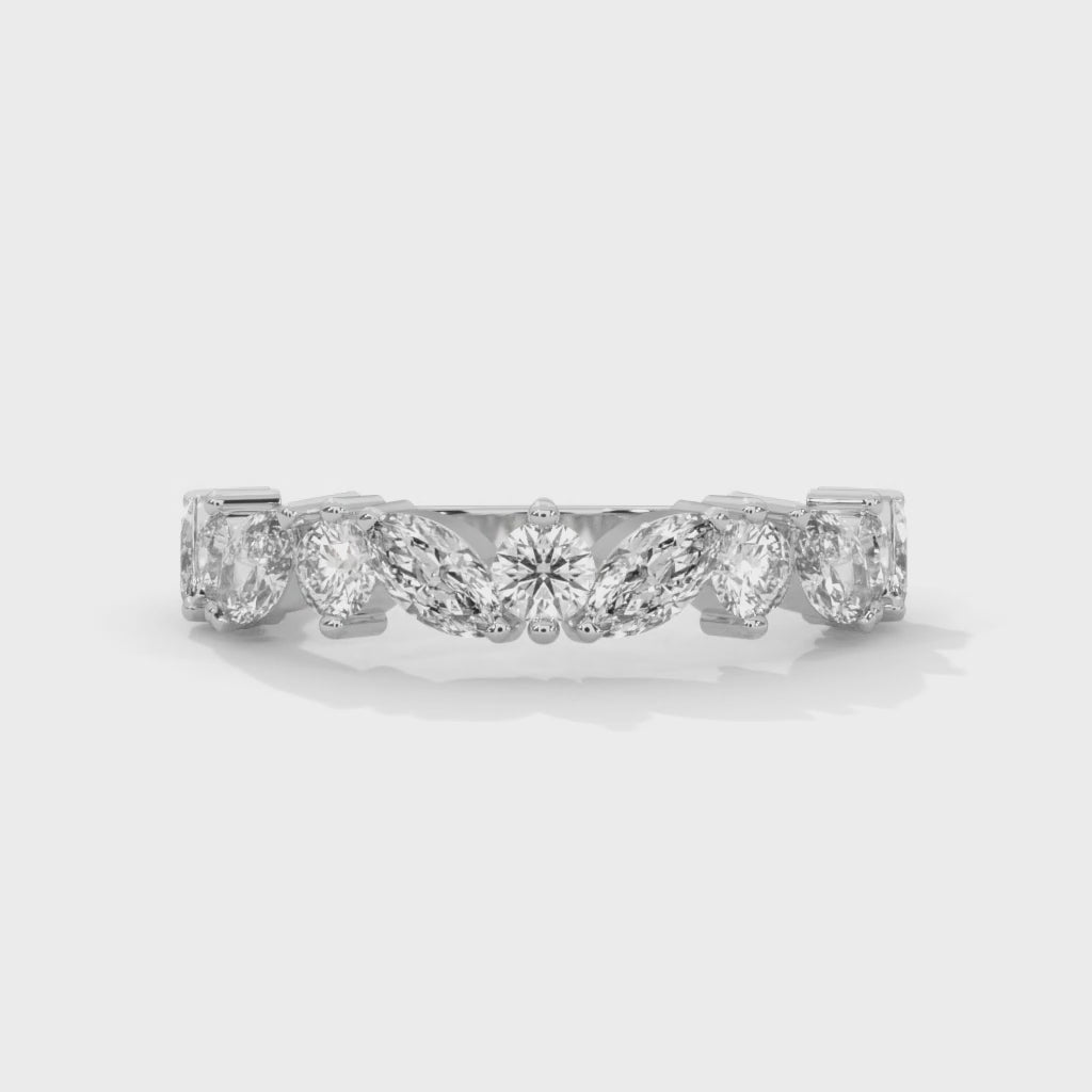 Marielle Marquise Cluster Diamond Band (1 1/3 ct. tw.)