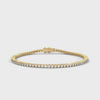 Nadia Round Diamond Tennis Bracelet in 14kt yellow gold