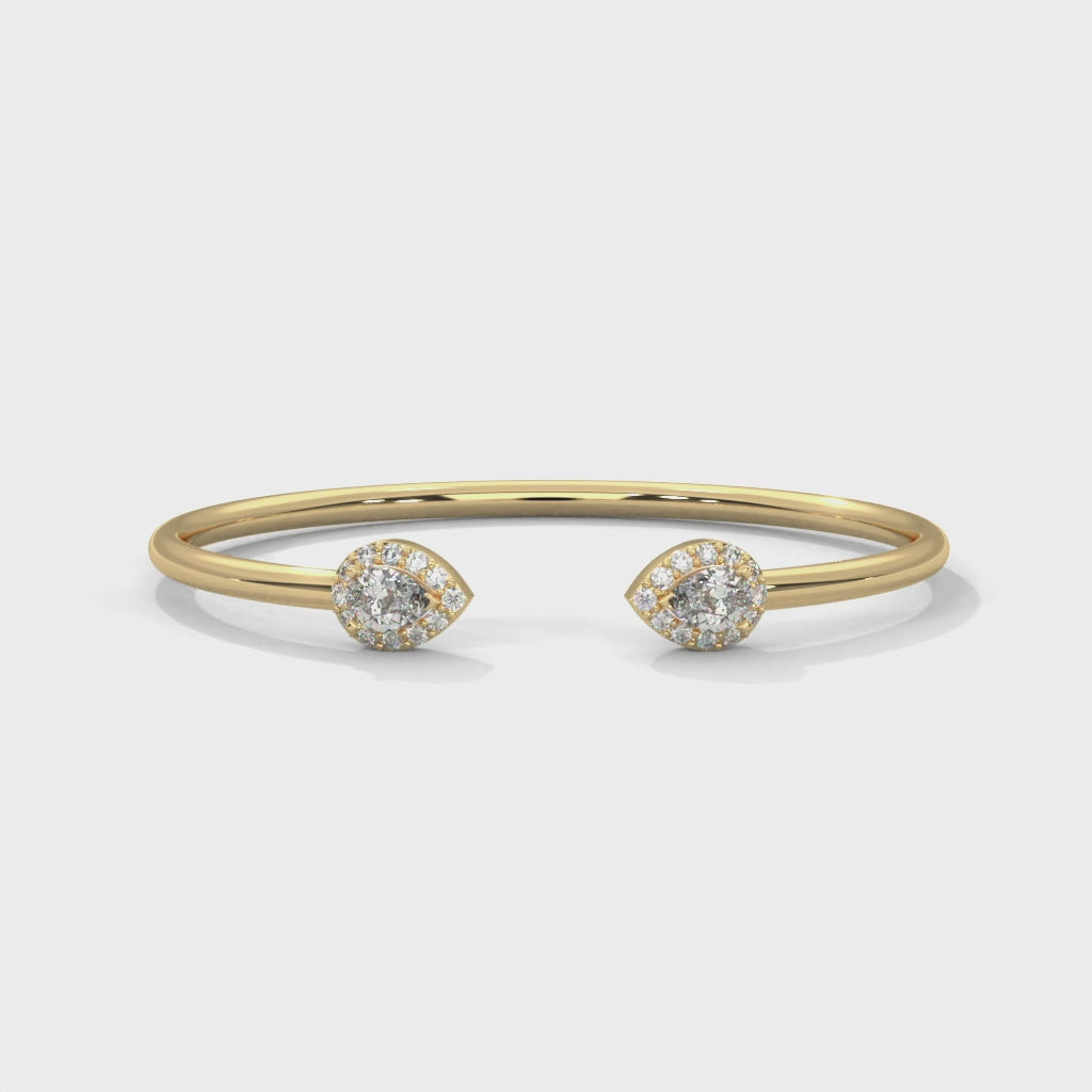 Cuff Diamond Bangle (6/10 ct. tw.)