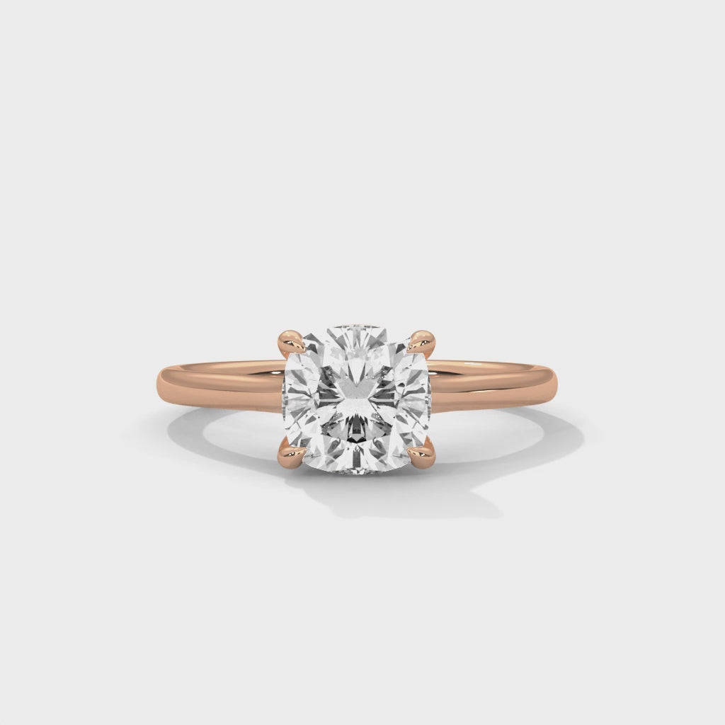 Victorian Cushion Diamond Ring (2.00ct cntr.)