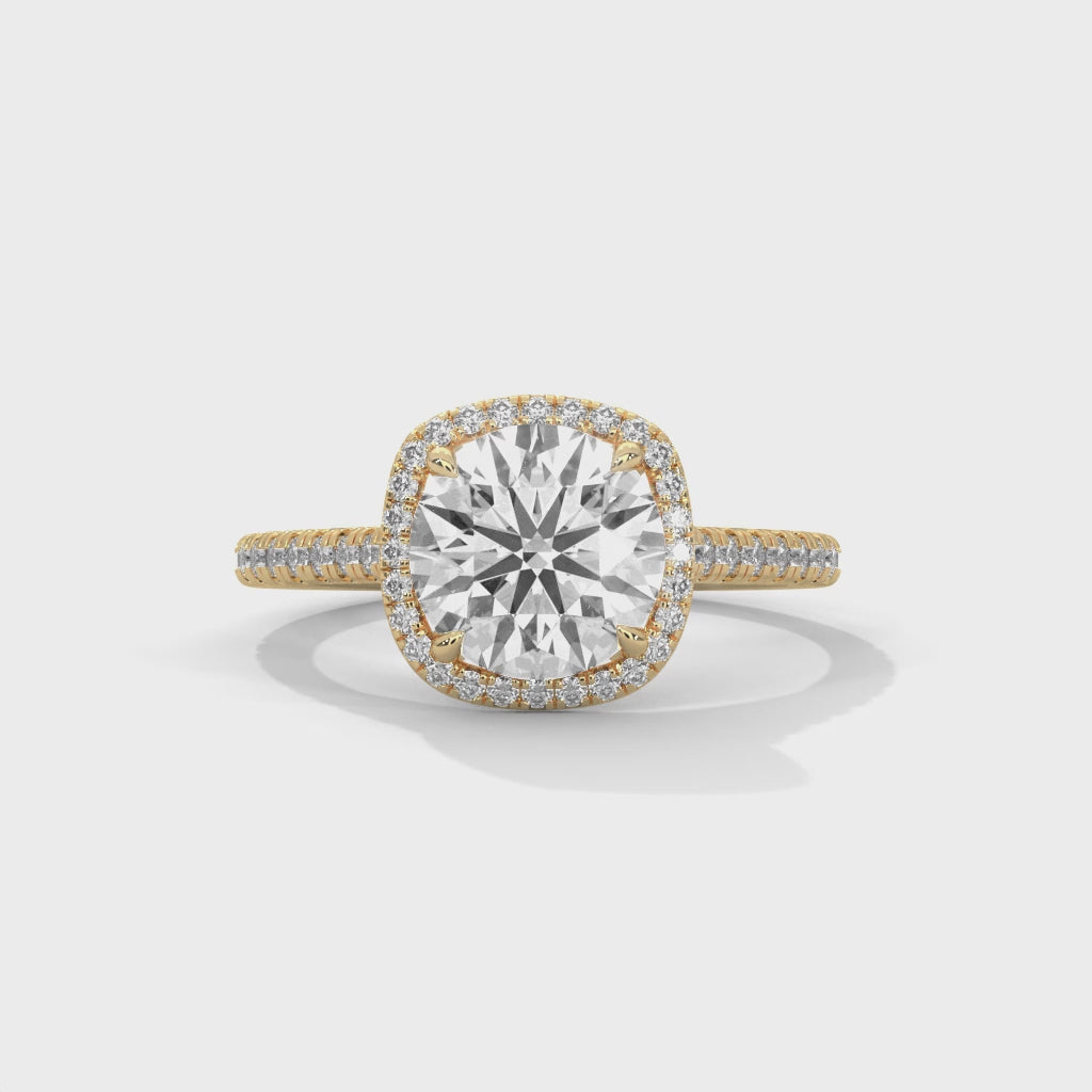 Eclipse Halo Diamond Ring (2.00ct cntr.)