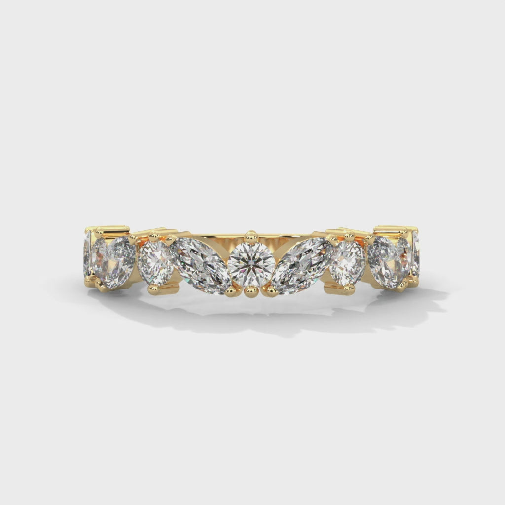 Marielle Marquise Cluster Diamond Band (1 1/3 ct. tw.)