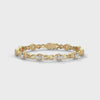 Oval Sapphire & Diamond Infinity Bracelet - yellow gold video