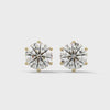Six-Prong Round Diamond Stud Earrings - yellow gold video