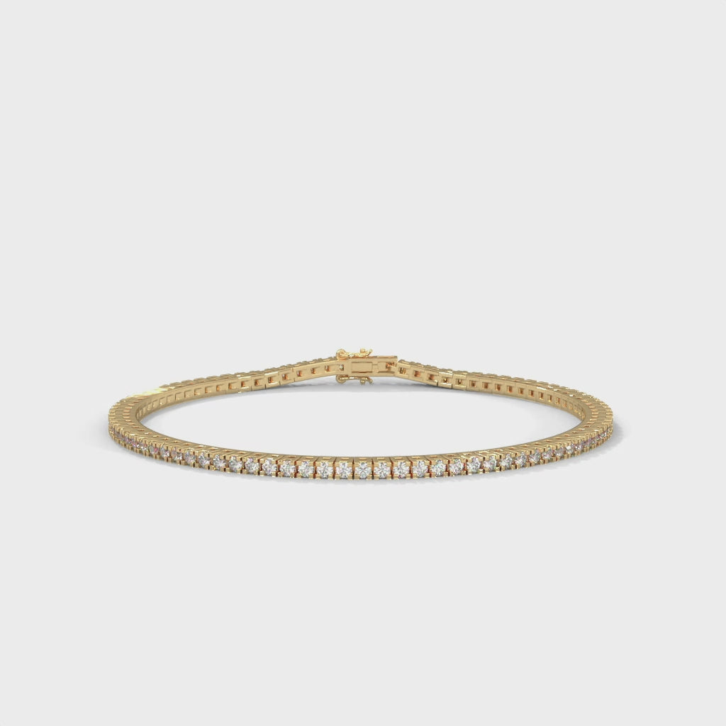 Elodie Round Diamond Tennis Bracelet (2.18 ct. tw.)