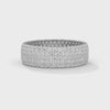Ophelie Wide Pavé Diamond Eternity Band in 14kt white gold